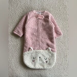 Chick Pea Pink Sherpa Sleep Sack